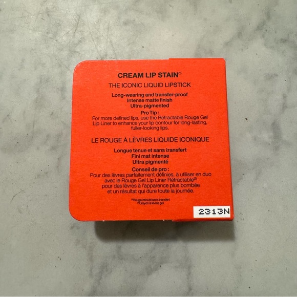 5/$25! Sephora Cream Lip Satin in 01 Always Red 1.3 ml / 0.04 fl oz - Picture 2 of 4